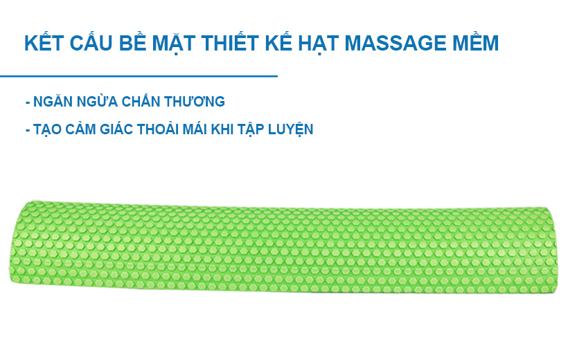 Con lăn massage có kết cấu hạt massage siêu mềm 