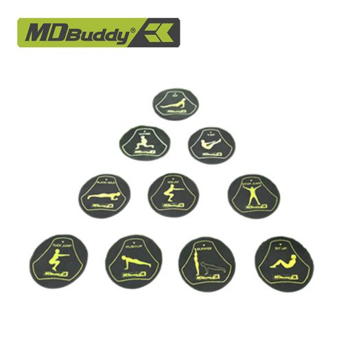 Bộ 10 thảm cao su rèn luyện đôi chân Exercise Dots MDBuddy MD1390