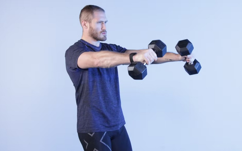 Front Two Dumbbell Raise