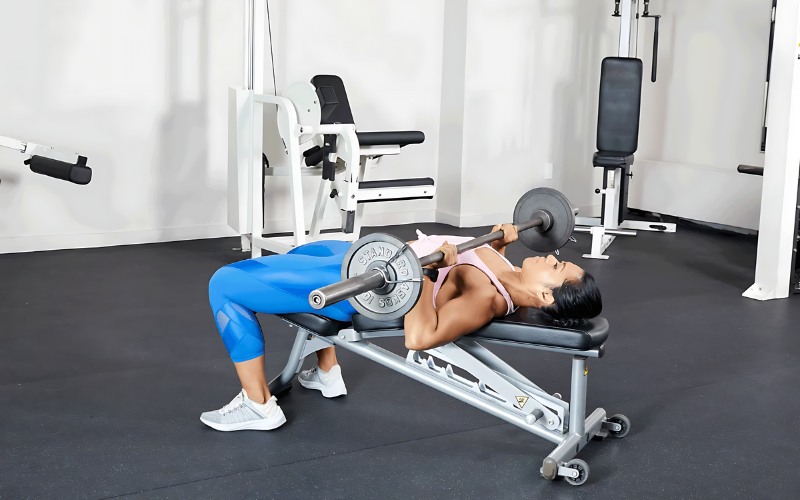 Barbell Bench Press - bài tập nằm đẩy tạ đòn trên ghế