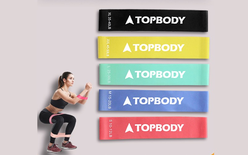 Dây kháng lực tập gym miniband TOPBODY