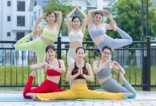 hình ảnh yoga nhóm đẹp nhất​