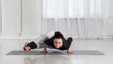tư thế tám góc