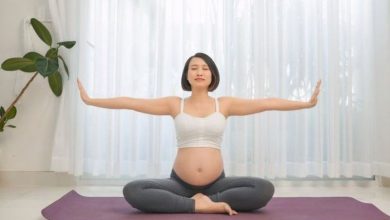 yoga cho bà bầu 3 tháng đầu​