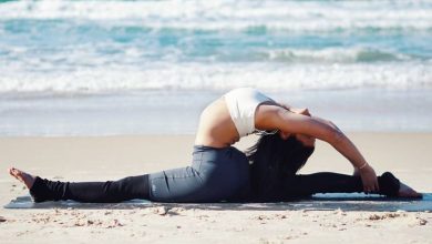 Tư Thế Yoga Đẹp Trên Biển