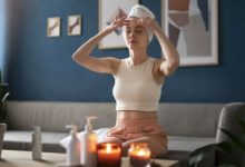 tập yoga mặt​