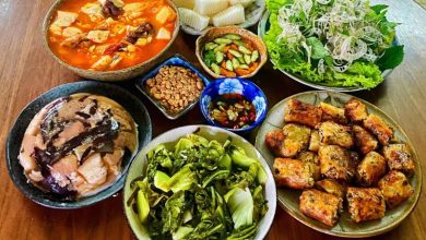 thực đơn hàng ngày cho gia đình miền bắc