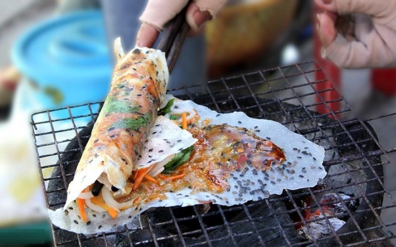 Bí quyết thưởng thức bánh tráng nướng mà không sợ béo