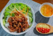 bún thịt nướng bao nhiêu calo