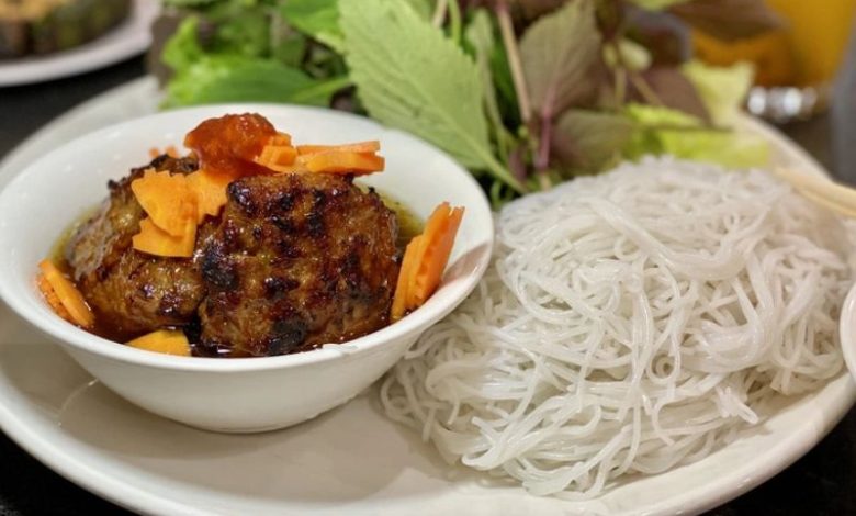 bún chả bao nhiêu calo