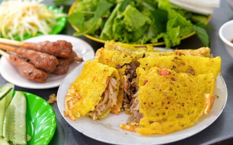 Cách ăn bánh xèo không lo tăng cân