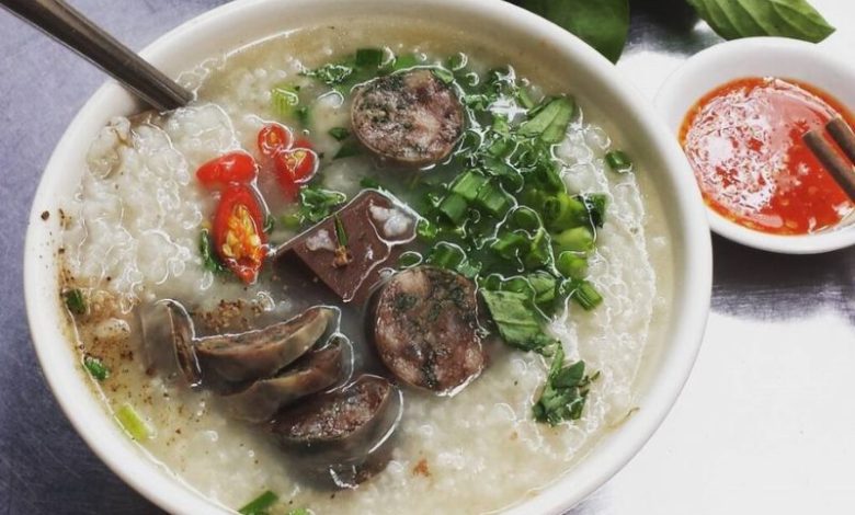 cháo lòng bao nhiêu calo