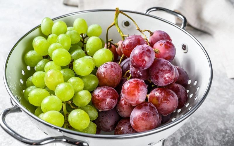 Hàm lượng dinh dưỡng có trong nho