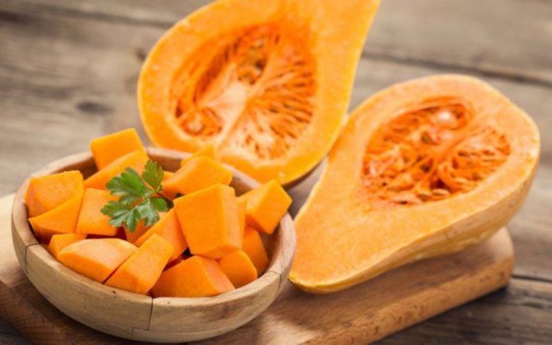 Thành phần dinh dưỡng có trong bí đỏ
