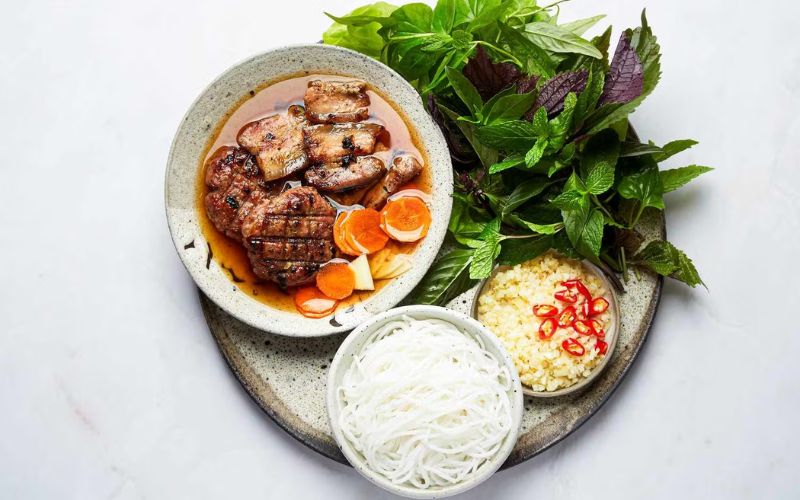 Thành phần dinh dưỡng trong bún chả