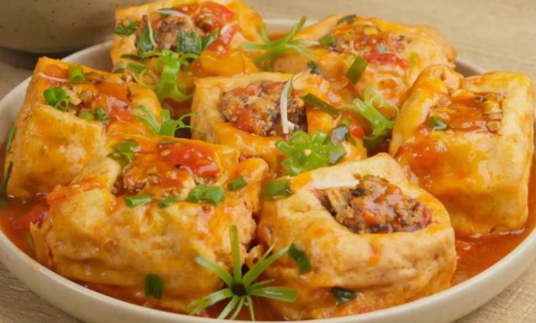 đậu hũ nhồi thịt bao nhiêu calo